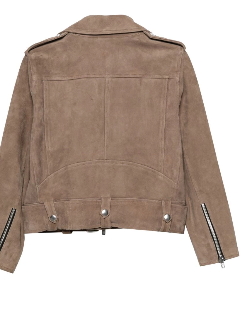 Cheap STUDIO STAND Women biker suede jacket 0322